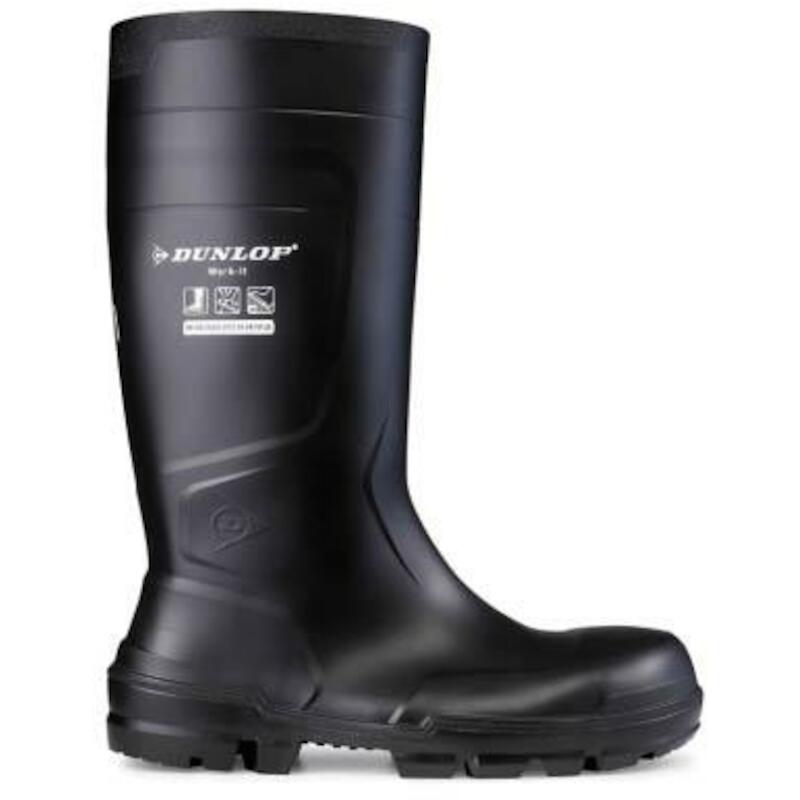 KNIELAARS PVC S5 ZWART      WORK IT      40 DUNLOP