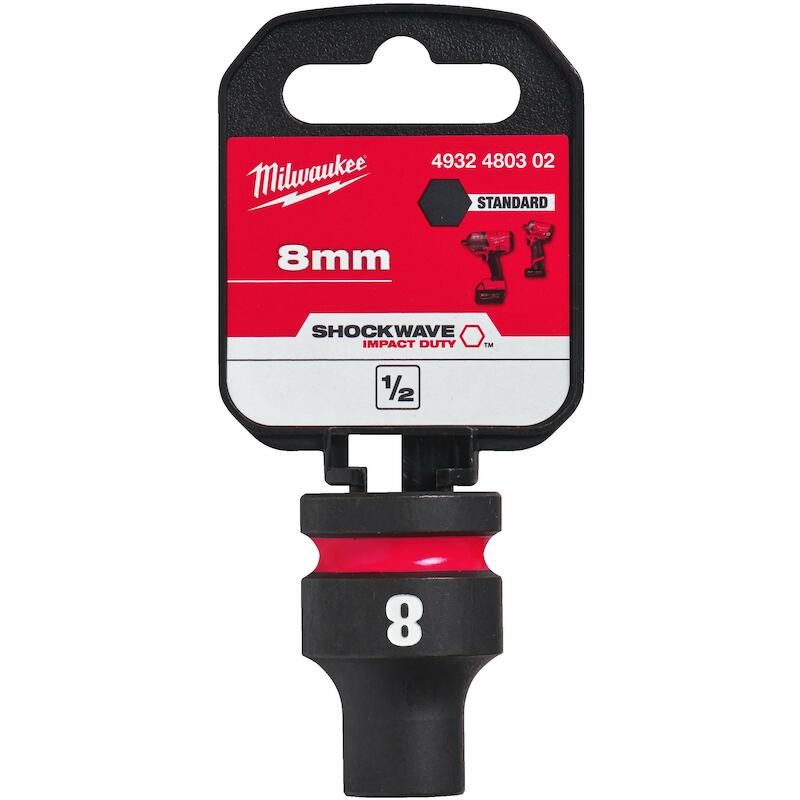 DOUILLE IMPACT 1/2" 6P. 8MM 4932480302   MILWAUKEE