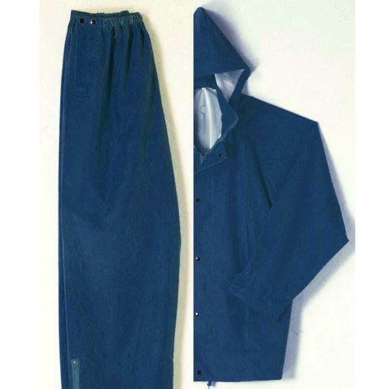 ENSEMBLE PLUIE PVC PU/PES   LEVAN BLEU    L OPSIAL