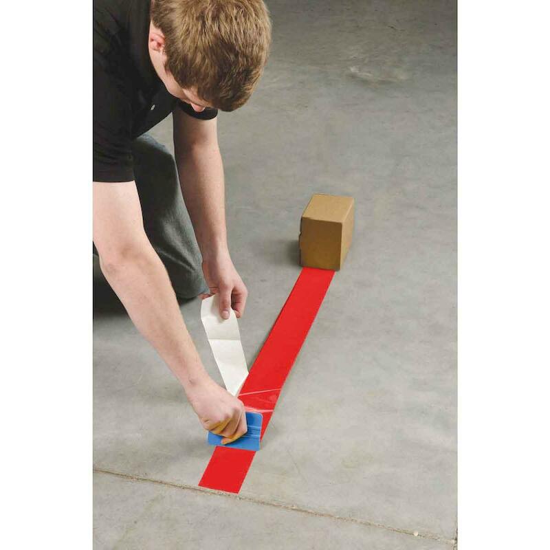 VLOERMARKERINGSTAPE - BRADY 104343 - ROOD 76,2 MMX30 M