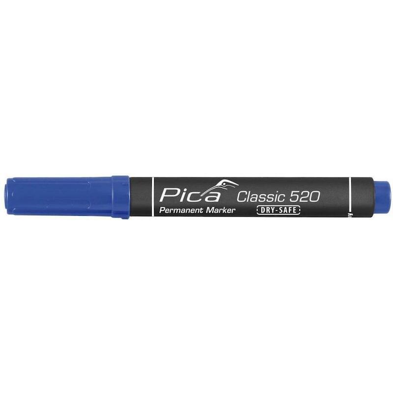 MARQUEUR PERMANENT BLEU     520/41 RONDE      PICA