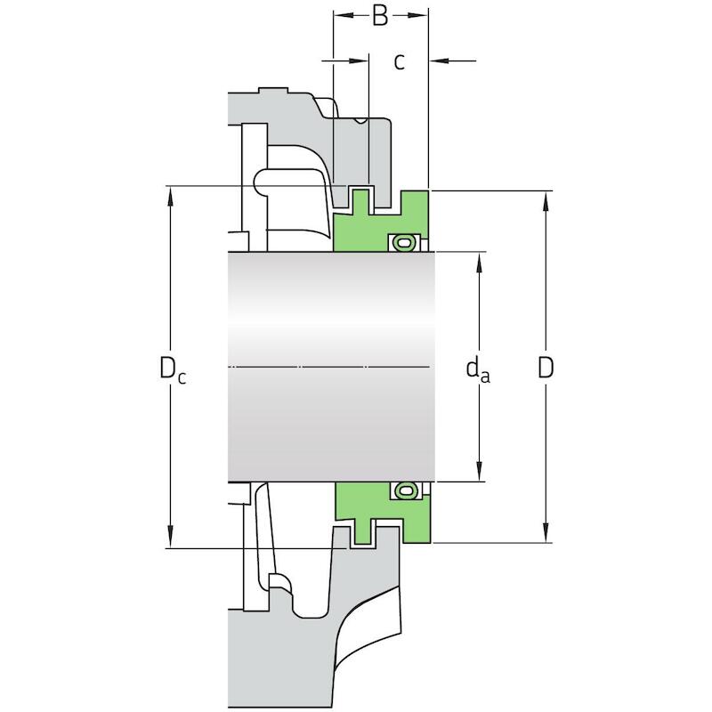 LABYRINTH SEAL - SKF TSN 224 S