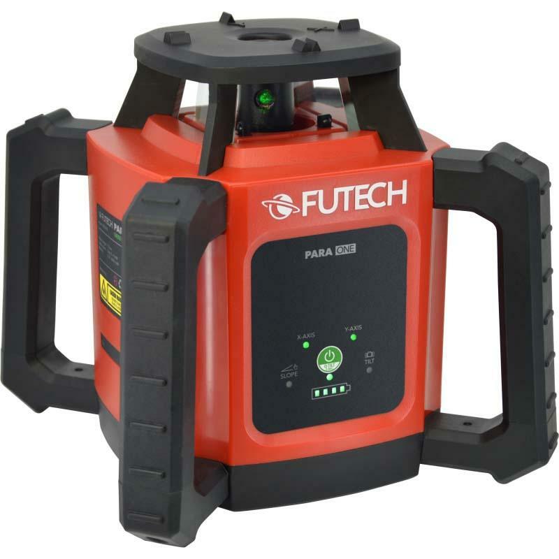 ROTATIELASER + ONTVANGER    PARA ONE GROEN  FUTECH