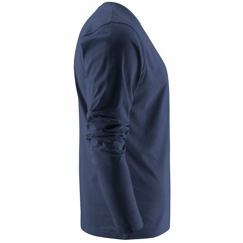 T-SHIRT MANCHE L.COTTON PES HEAVIER PRO BLEU   XL