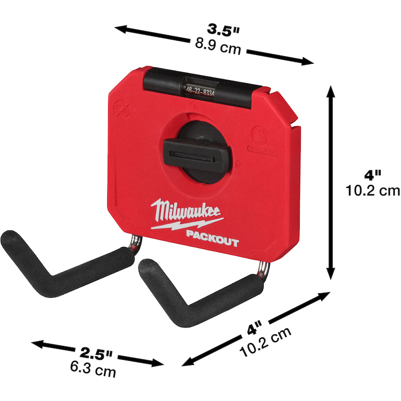 KLEINE RECHTE HAAK PACKOUT  4932480704   MILWAUKEE