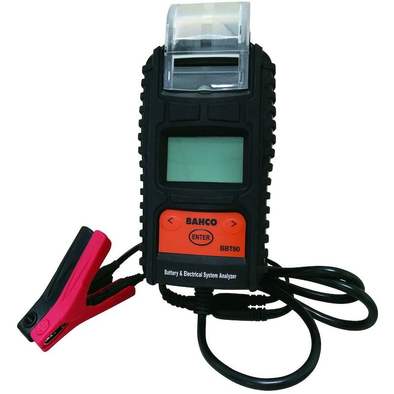 ACCU TESTER 6&12V + PRINTER BBT80            BAHCO