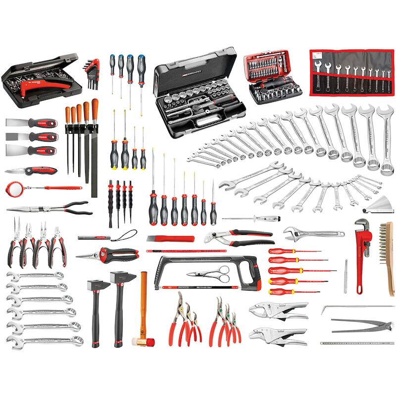 GEREEDSCHAPSKIST+SET        2074.M140A(185ST)FACOM