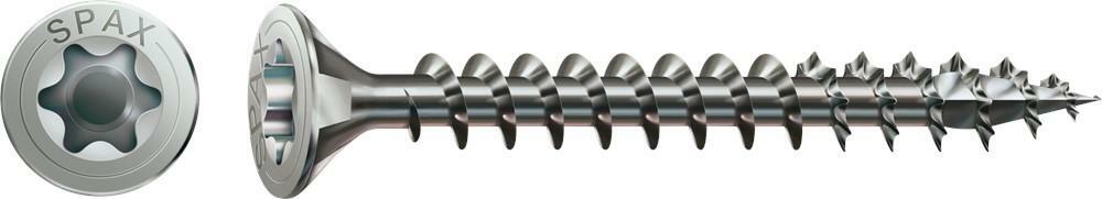 VIS POUR PANNEAUX D'AGGLOMÉRÉ - SPAX T-STAR PLUS - TÊTE FRAISÉE T20 FULL THREAD 4X30 MM (200 EA)