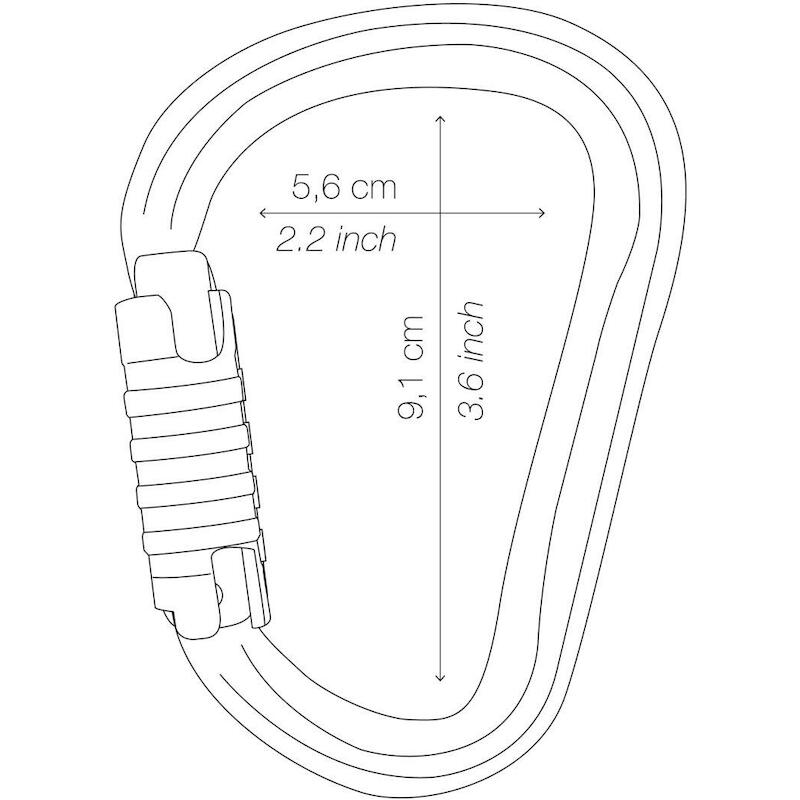 MUSKETON ASSYMETRISCH       WILLIAM (SCREW-LOCK)