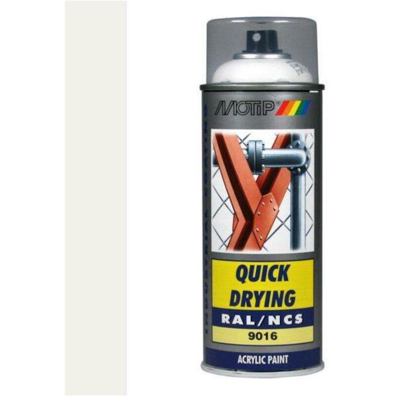 ACRYLAATLAK WIT    400ML    07037 - RAL9016  MOTIP