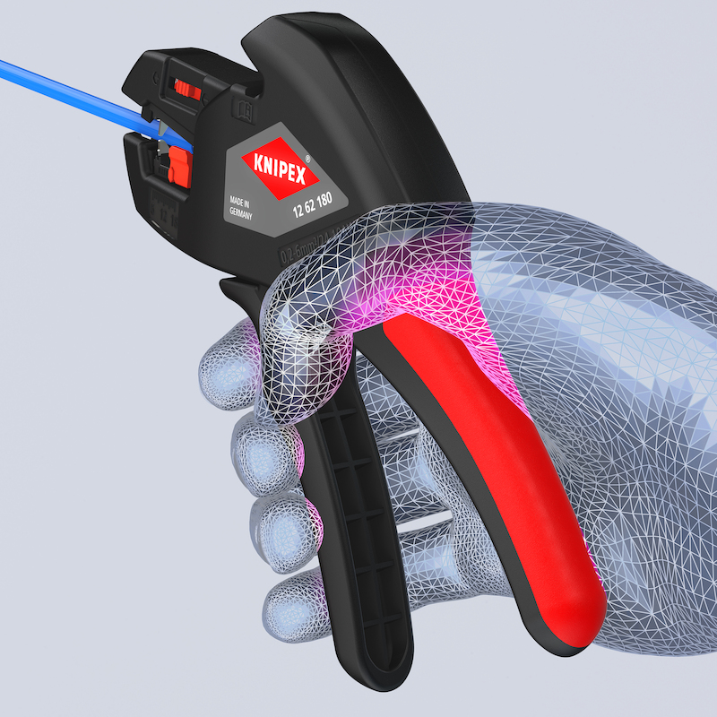 ZELFINST.STRIPTANG 0,2-6,00 12 62 - 180MM   KNIPEX