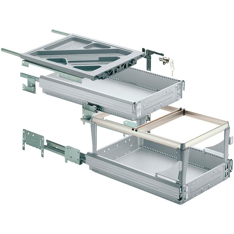 HETTICH 046739 CONTAINER 1 LADE+RAAM+PENL.ZILV.530
