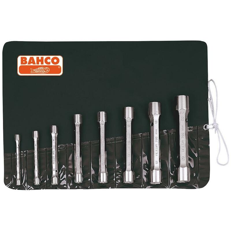 PIJPSLEUTELSET METR.IN ETUI 27M/T - 8DLG     BAHCO