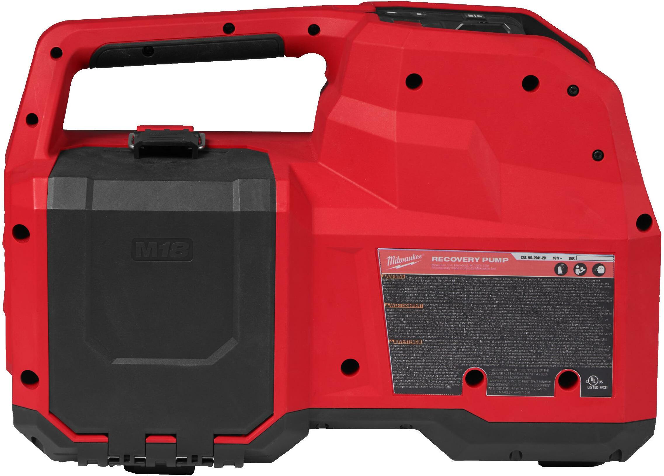 VACUÜMPOMP ACCU 18V/12AH    M18 BLRP-121 MILWAUKEE