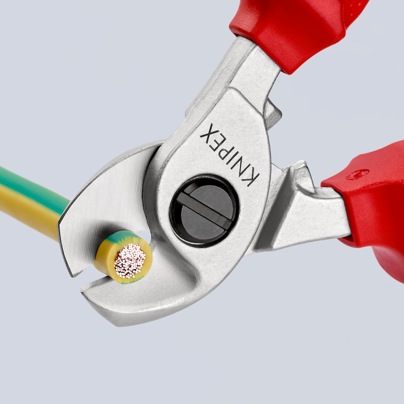 KNIPEX 9526165 KABELSCHAAR MET OPENINGSVEER