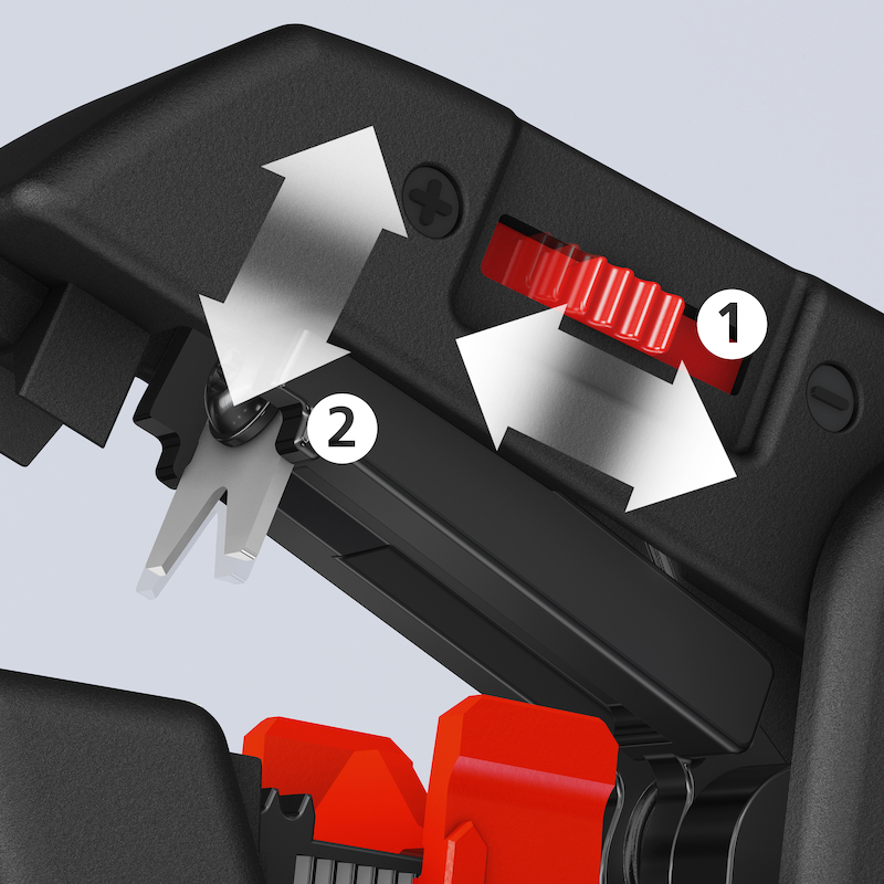 ZELFINST.STRIPTANG 0,2-6,00 12 62 - 180MM   KNIPEX