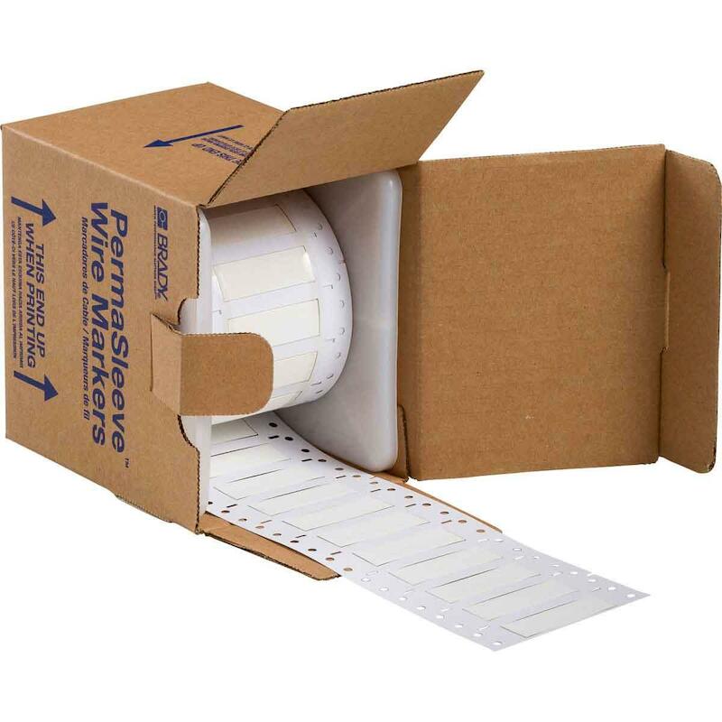 KRIMPKOUS - BRADY 141256 - WIT 50,8X 21,6 MM (250EA)