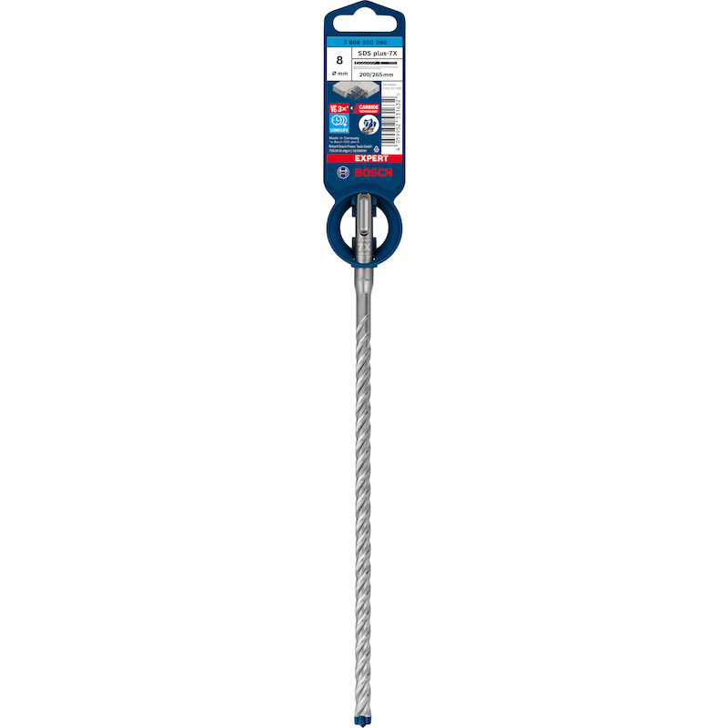 Bosch - Hamerboor - Expert sds plus-7X - ø 8 x 200 x 265 mm - SDS-plus - 4 snijkanten - 08051609
