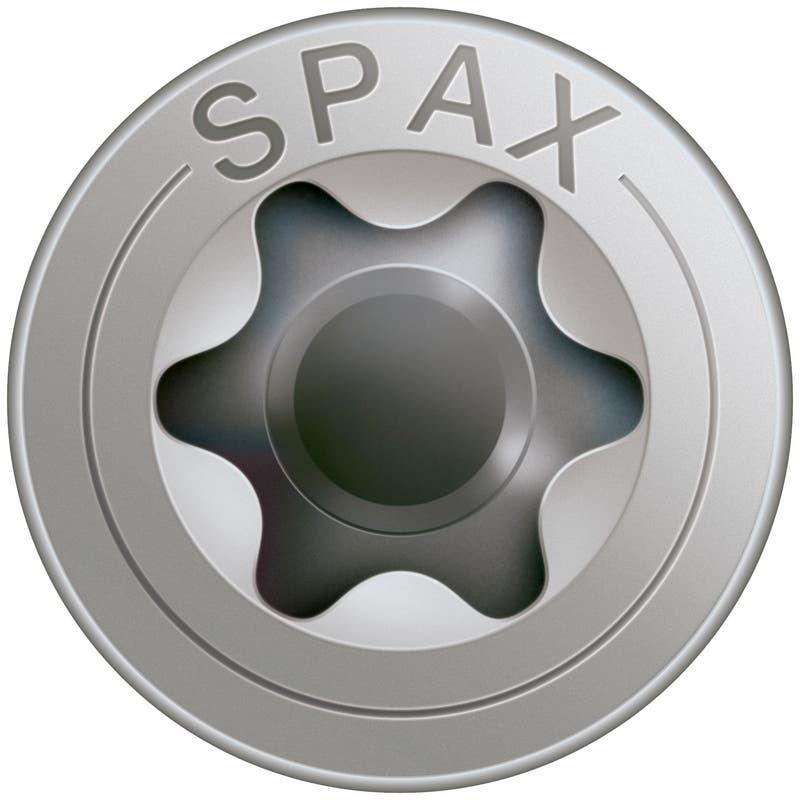 Spax - vis pour panneau d'aggloméré - tête fraisée - t-star plus T20 - filetage partiel - 4 x 40 mm - inox A2 - 02339165