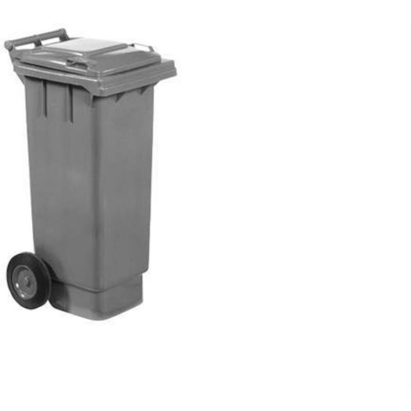 POUBELLE 80L.NOIR           525X450X940MM  PLASTIB