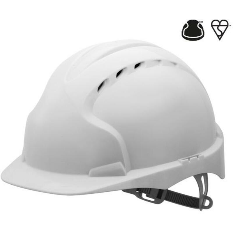 CASQUE VENT.+ SLIP          EVO2 BLANC         JSP