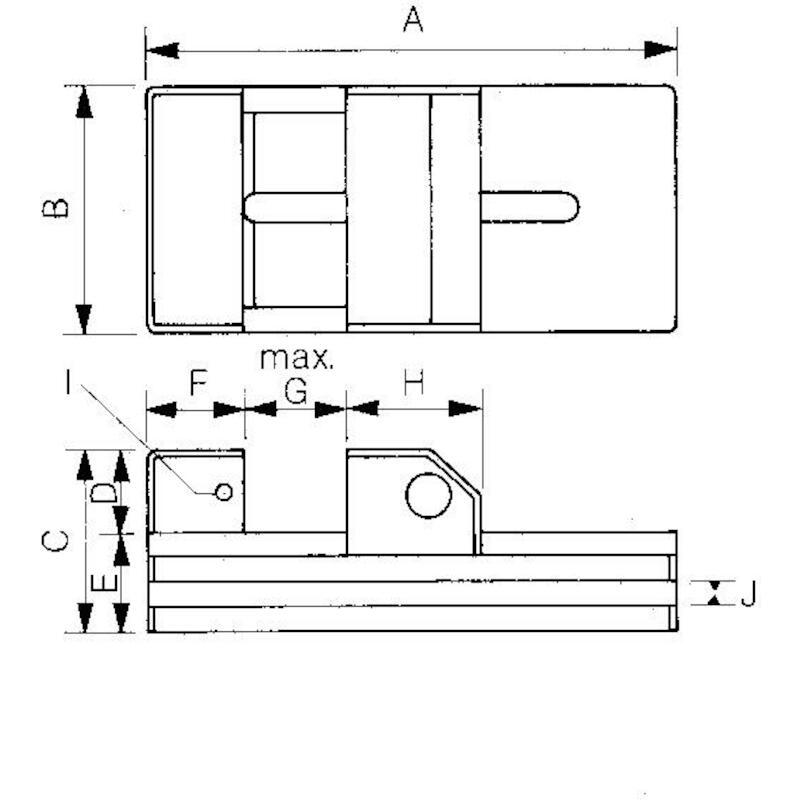 SPANKLEM 210X90X80MM        930-607       MITUTOYO