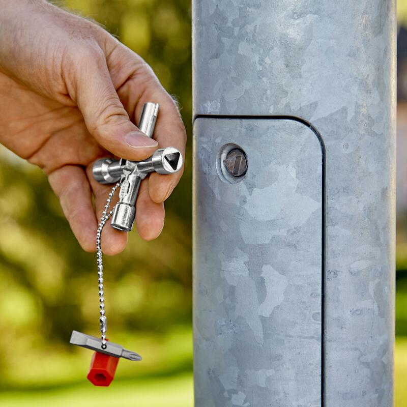 KNIPEX 1103 SCHAKELKASTSLEUTEL VOOR ALLE STANDAARDSCHAKELKASTEN EN AFSLUITSYSTEMEN 76 MM
