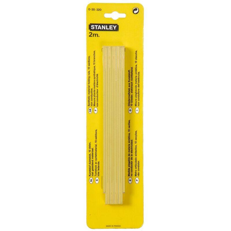 VOUWMETER GLASVEZEL 2M      0-35-320 15MM  STANLEY