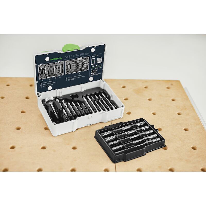 BIT- EN BORENSET SYS3 S 76-BB-SET - 578119 - FESTOOL