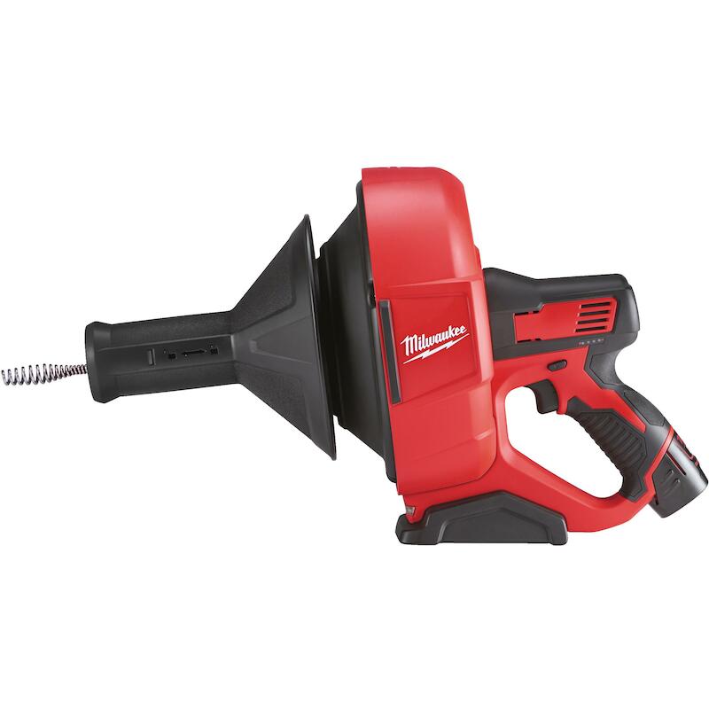Milwaukee - Cordless drain cleaner - M12 BDC8-202C - 12 V - 2x 2.0 Ah - ø 8 mm spiral - 02860580