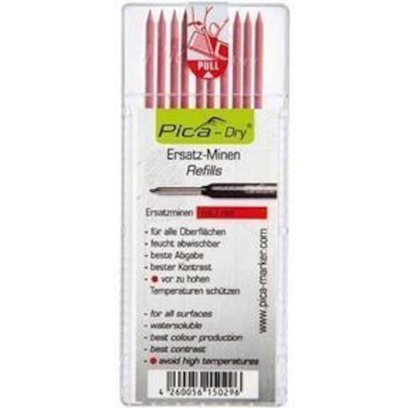 REFILL DRY MARKER ROUGE     4031        (10PC)PICA