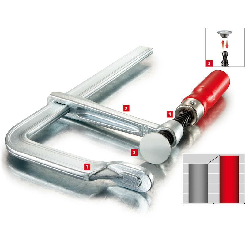 PRESSE À VIS ACIER 100X50   GZ10      (BOIS)BESSEY