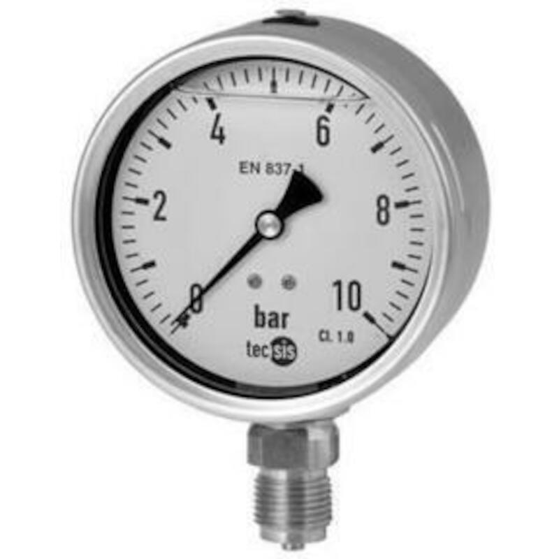 MANOMETRE 1/2"OA D100-0/60BAR   1151   INOX GLYC.