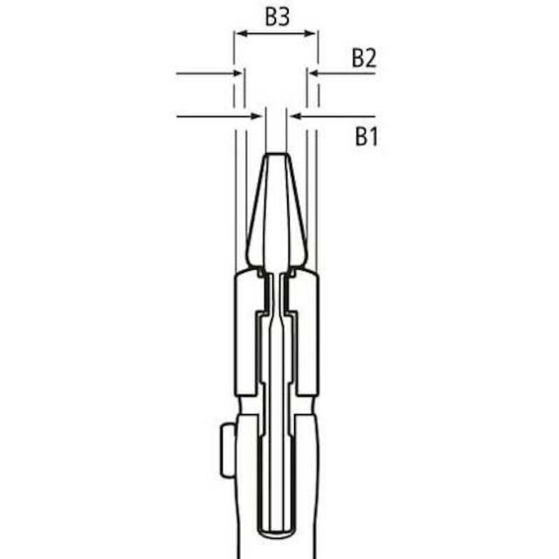 KNIPEX 8603300 SLEUTELTANG VERNIKKELD 300 MM