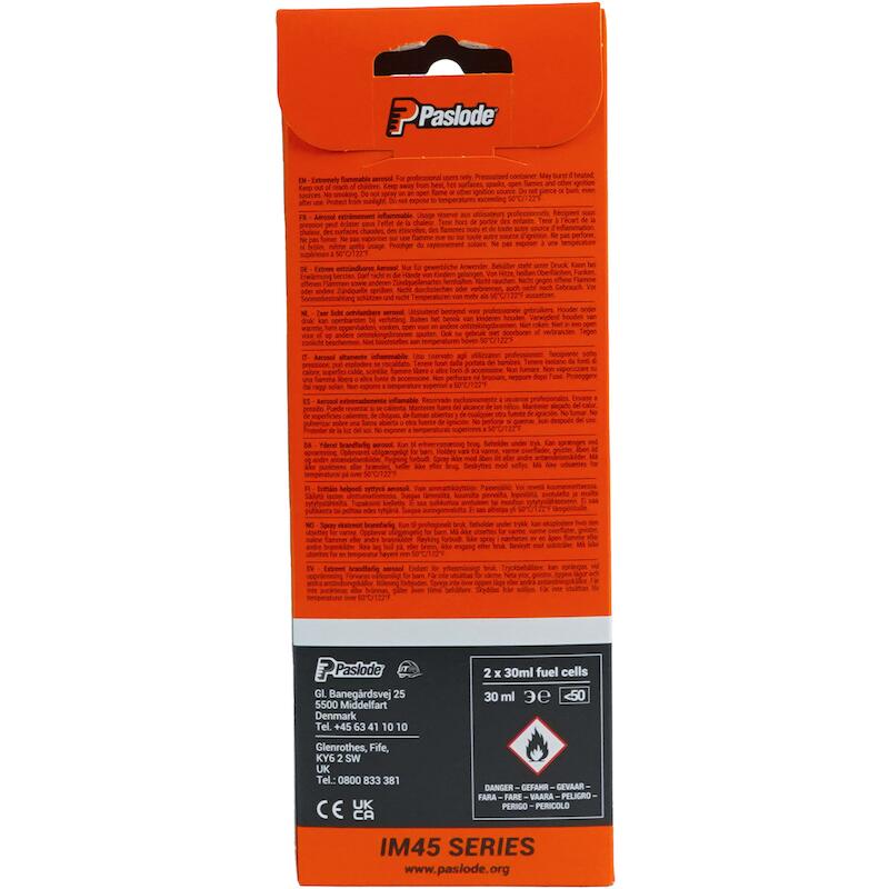 CARTOUCHE DE GAZ IM45       575722    (2PC)PASLODE