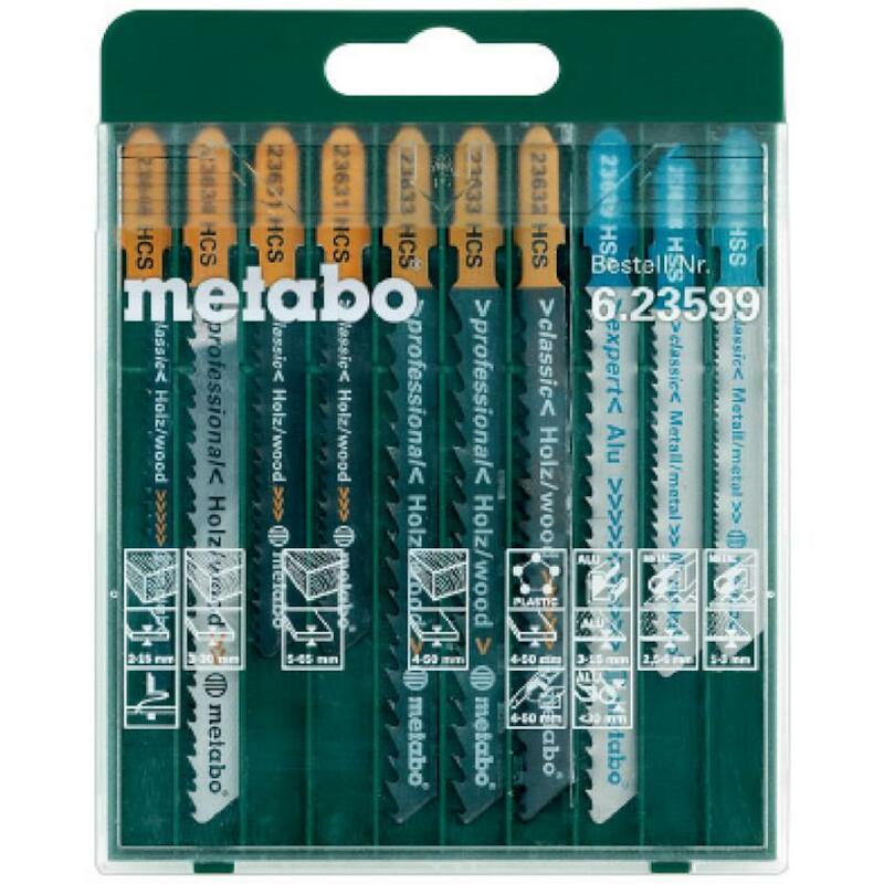 JEU LAMES SCIE SAUTEUSE B/M 623599000 (10PC)METABO
