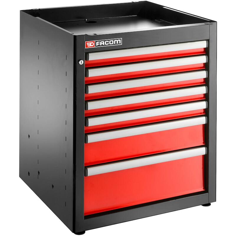 MEUBLE BAS 7 TIROIRS ROUGE  JLS3-MBS7T       FACOM