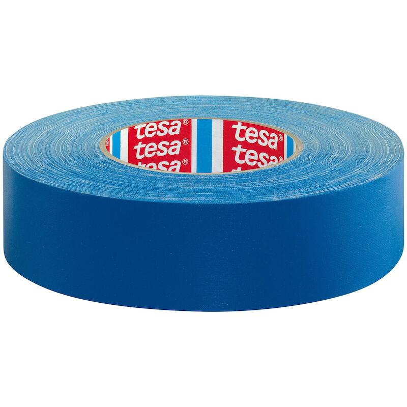 KLEEFBAND - TESA 04651 TESABAND ACRYL GECOATE TEXTIEL - BLAUW 30 MM X 50 M