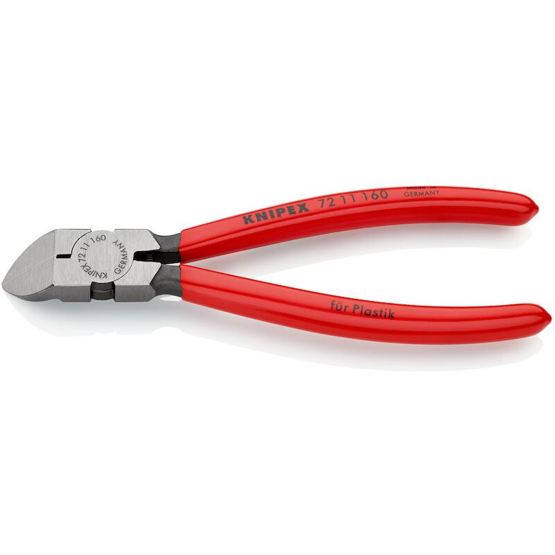 PINCE COUP.DE CÔTÉ PR.PLAST.72 11 - 160MM   KNIPEX
