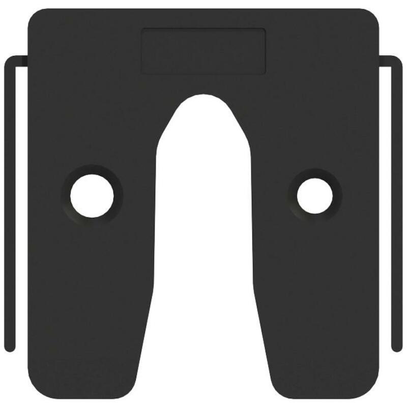 UITVULPLAATJE 3 ZWART       34503 - 50X50MM