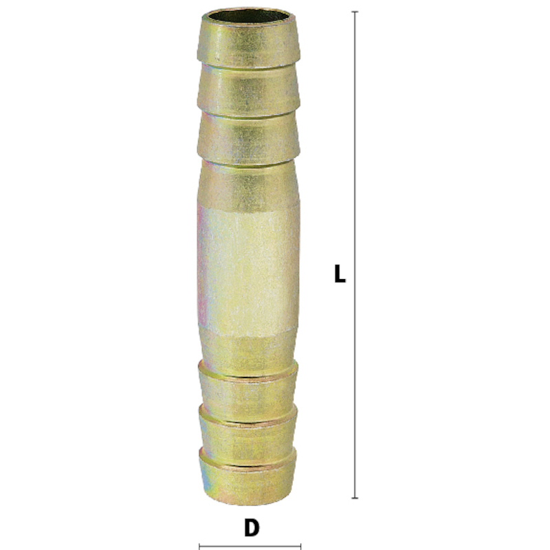 SLANGVERBINDER 53MM         SV 53 R     STAAL LUDE