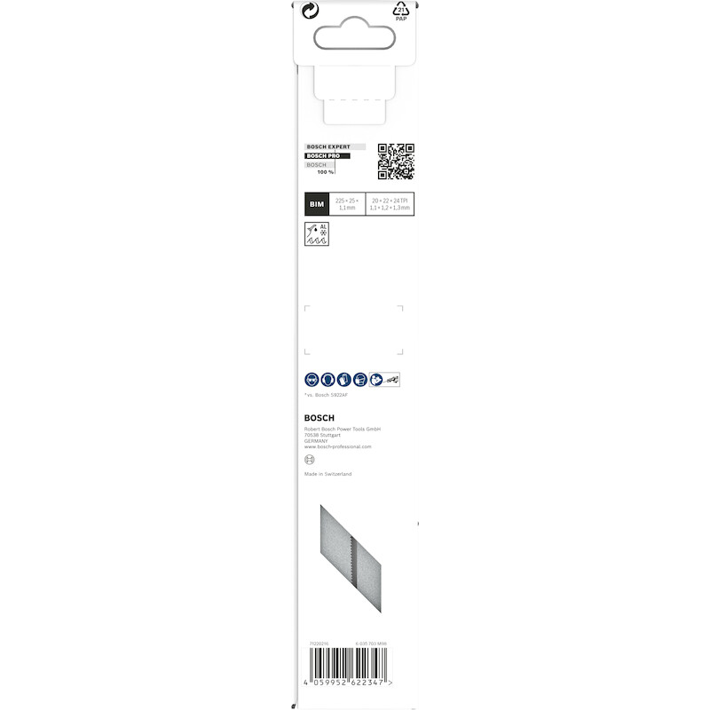RECIPROZAAGBLAD 225MM       2608658989 (5ST) BOSCH