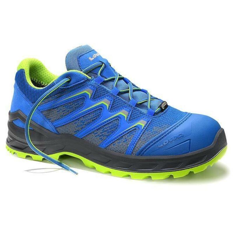 LAGE SCHOEN - LOWA LARROX WORK GTX - S3 BLAUW 46