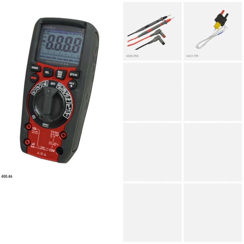 MULTIMÉTRE 1000V/10A        MULTIPOWER 4.6 COMPACT