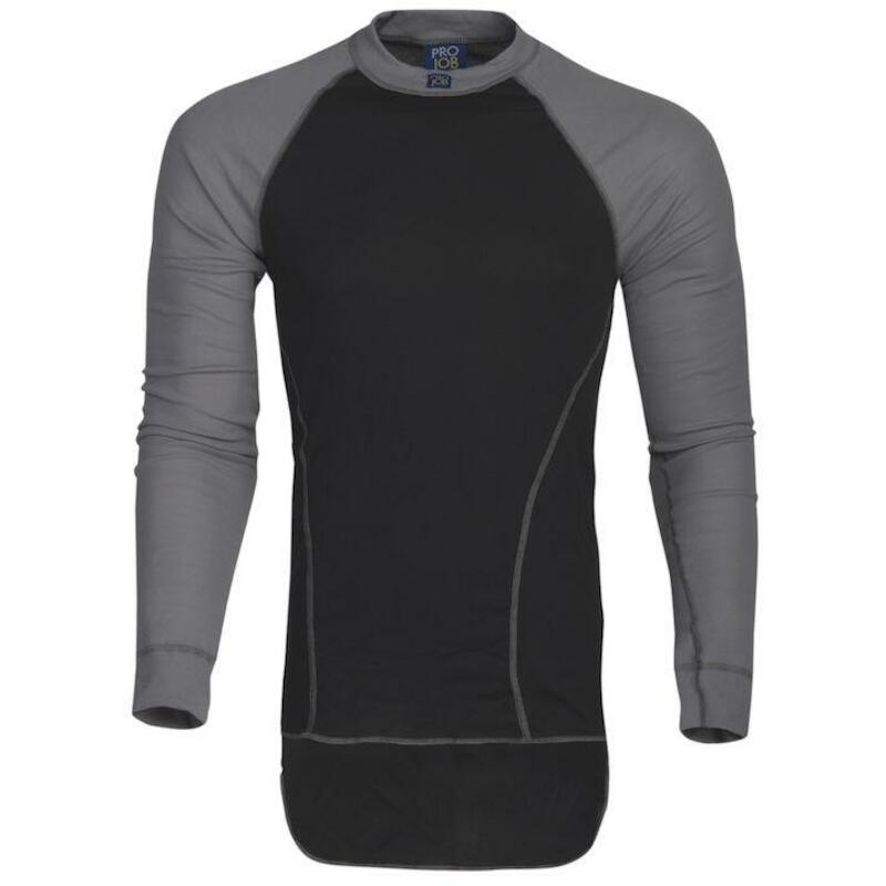 MAILLOT MANCHES L. THERM.   3101 NOIR     L PROJOB
