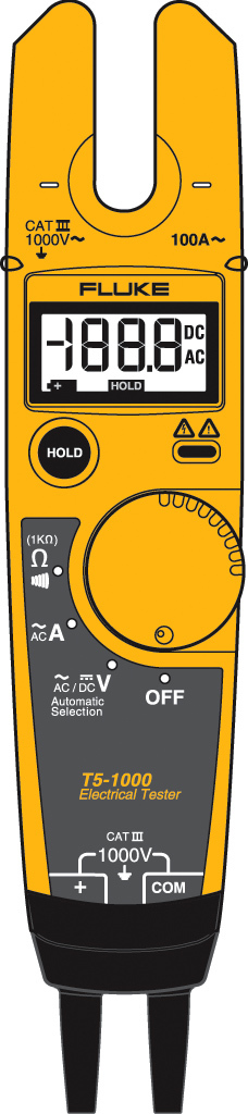 TESTEUR ÉLEKTRIQUE 1000V    T5-1000 2XAA     FLUKE