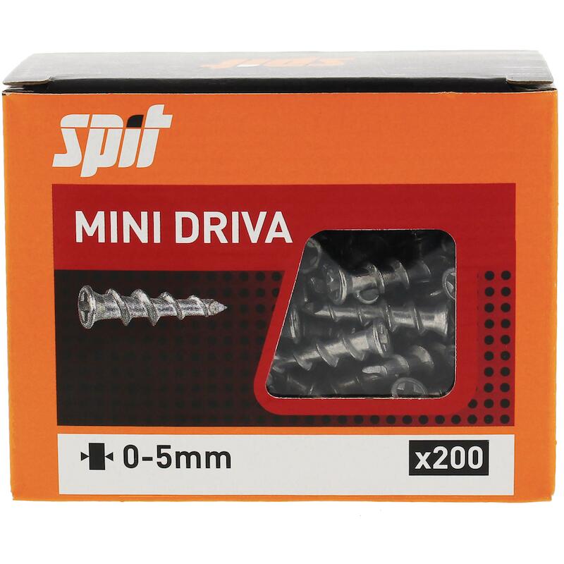 GIPSPLAATPLUG TP12 8X26MM   MINI-DRIVA 059430 SPIT