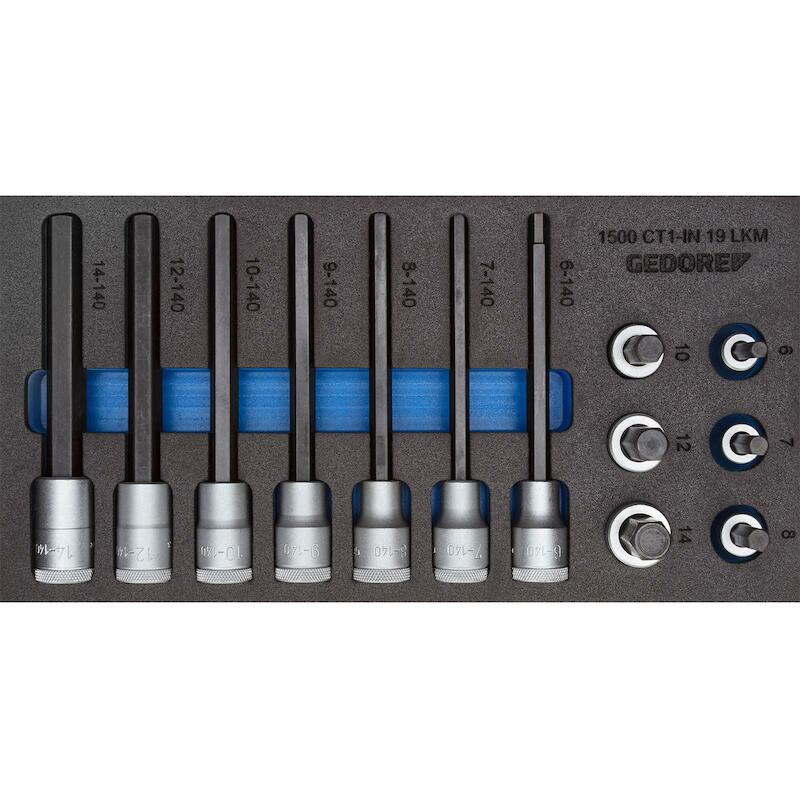 DOPPENSET 1/2" INBUS        1500 CT1 IN 19 LKM GED