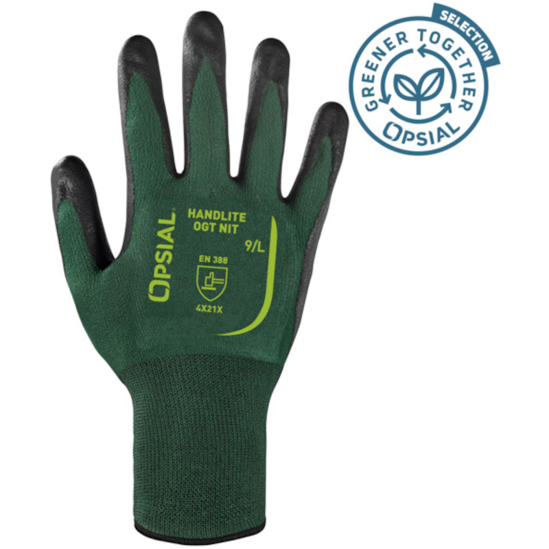 GANT PES/NITRILE VERT       HANDLITE OGT  9 OPSIAL
