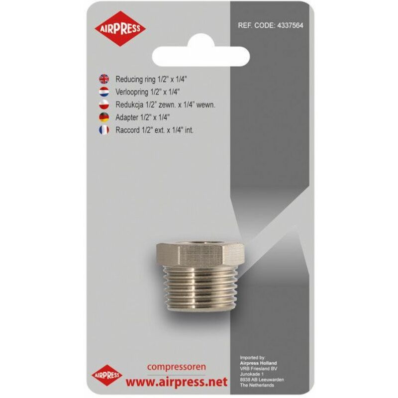 REDUCTION 1/2"M X 1/4"F     4337564  INOX AIRPRESS